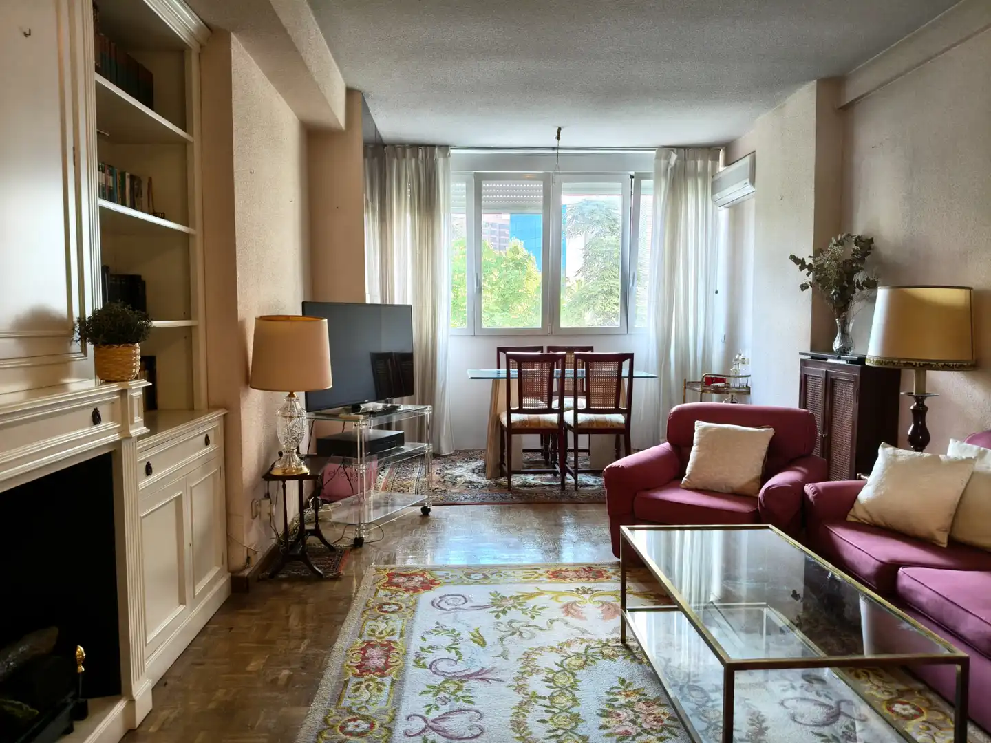 Sala de estar de Piso en venta en Madrid con Aire acondicionado, Calefacción y Parquet