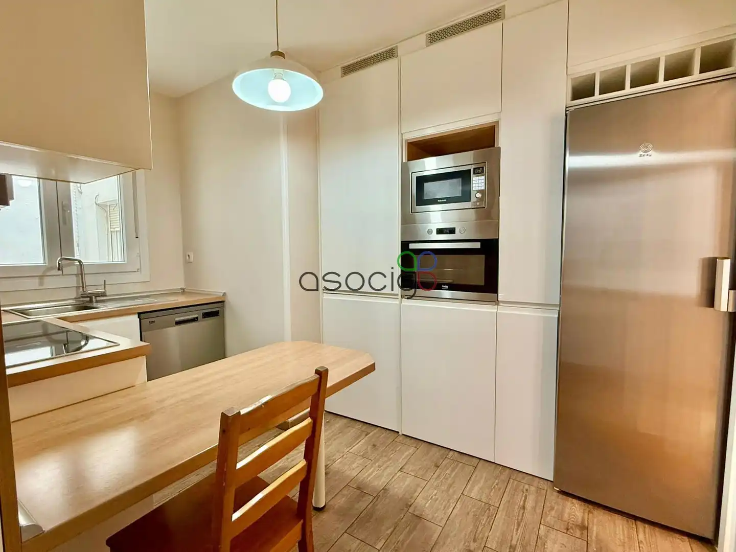 Kitchen of Flat for sale in Guadalajara  with Heating, Terrace and Storage room