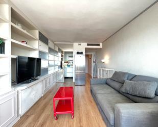 Sala d'estar de Estudi de lloguer en  Madrid Capital amb Aire condicionat i Piscina