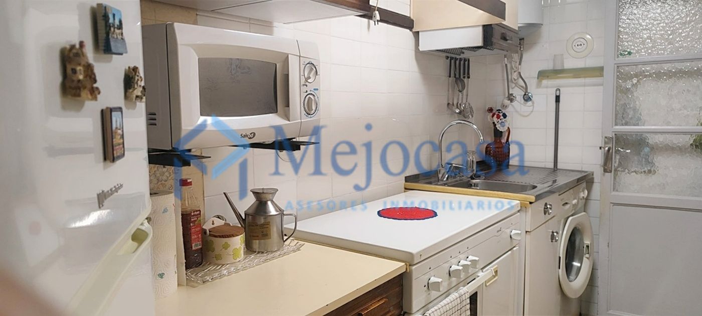 Kitchen of Flat for sale in  Madrid Capital  with Air Conditioner, Heating and Furnished