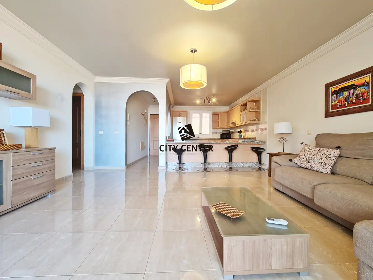 Wohnzimmer von Wohnung zur Miete in Adeje mit Klimaanlage, Terrasse und Möbliert
