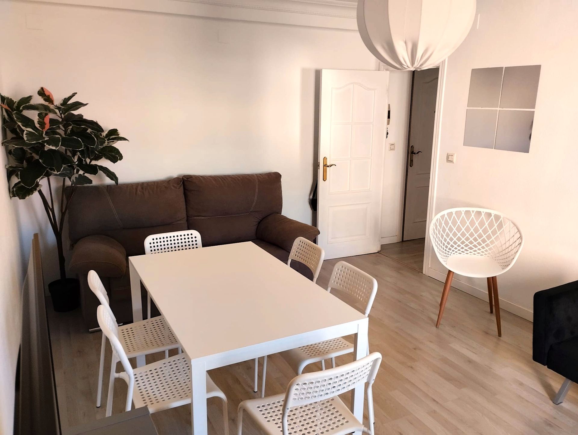 Sala d'estar de Pis en venda en  Valencia Capital amb Aire condicionat, Moblat i Forn