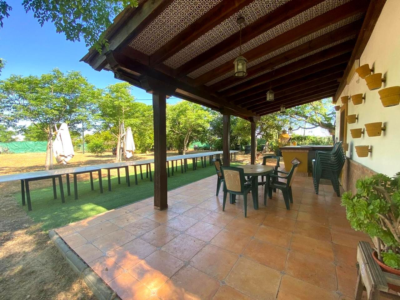 Terrace of House or chalet for sale in Alcalá de Guadaira  with Private garden, Terrace and Swimming Pool