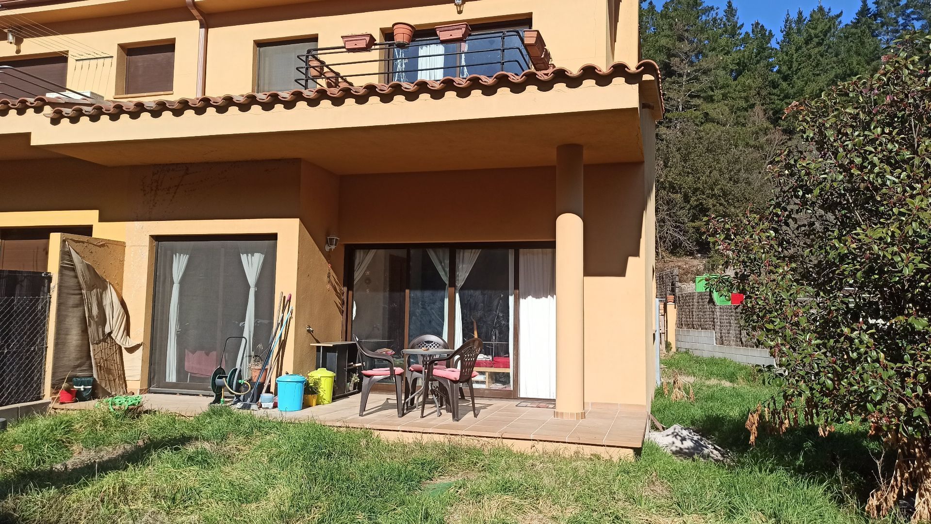 Terrassa de Casa adosada en venda en Osor amb Jardí privat i Terrassa