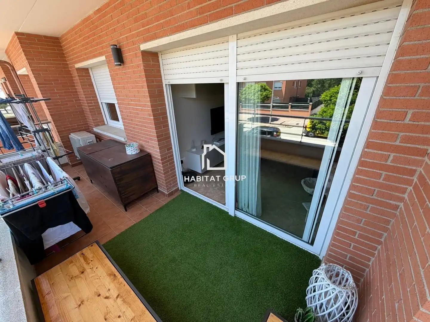 Terrasse von Wohnung zum Verkauf in Riudarenes mit Klimaanlage, Heizung und Terrasse