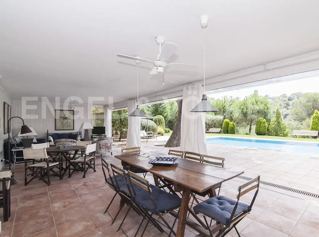 Terraza de Casa o chalet en venta en Barcelona con Aire acondicionado, Calefacción y Jardín privado