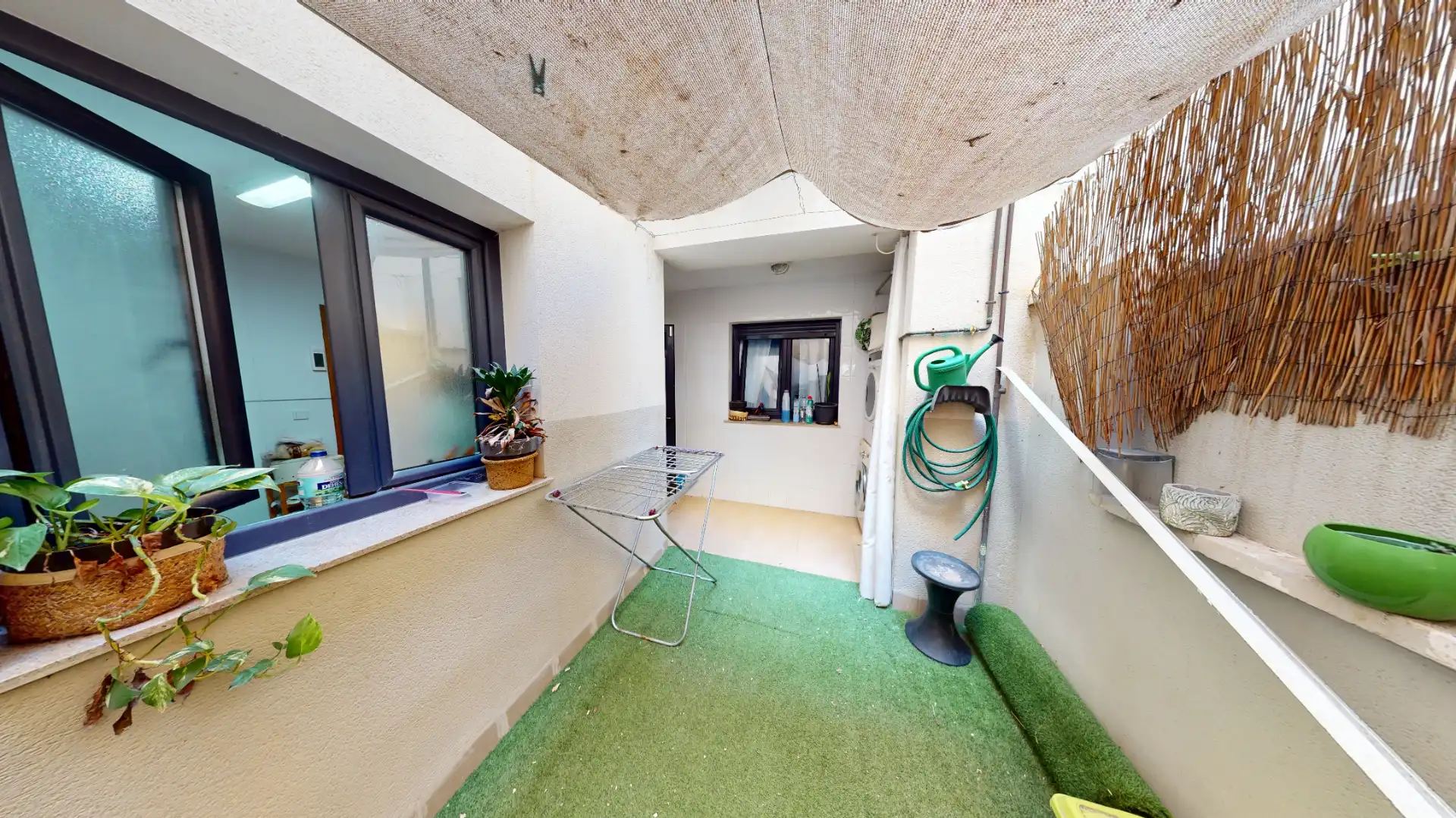 Balcony of Flat for sale in Roquetas de Mar  with Air Conditioner, Heating and Private garden