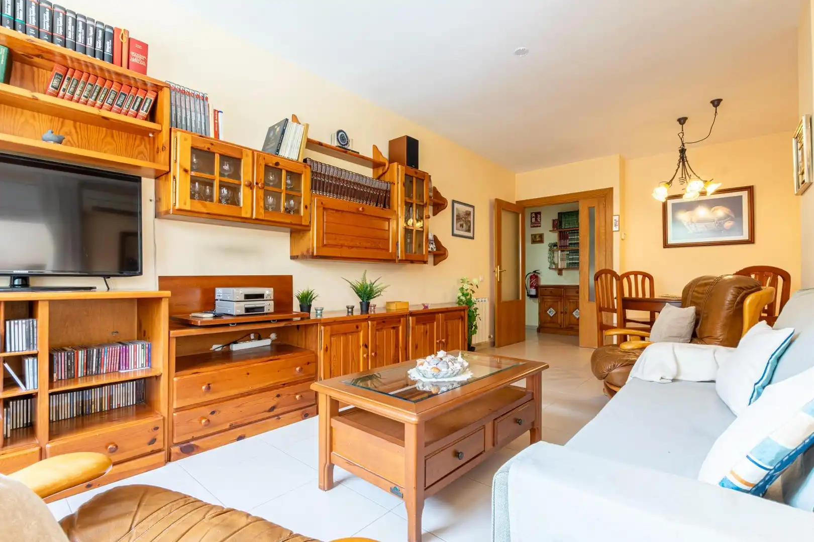 Sala de estar de Piso en venta en Sitges con Aire acondicionado, Calefacción y Terraza