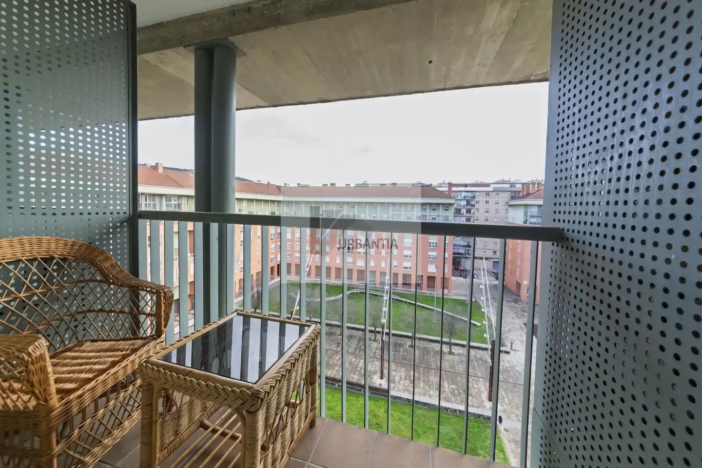 Balcony of Flat for sale in  Pamplona / Iruña  with Heating, Parquet flooring and Terrace
