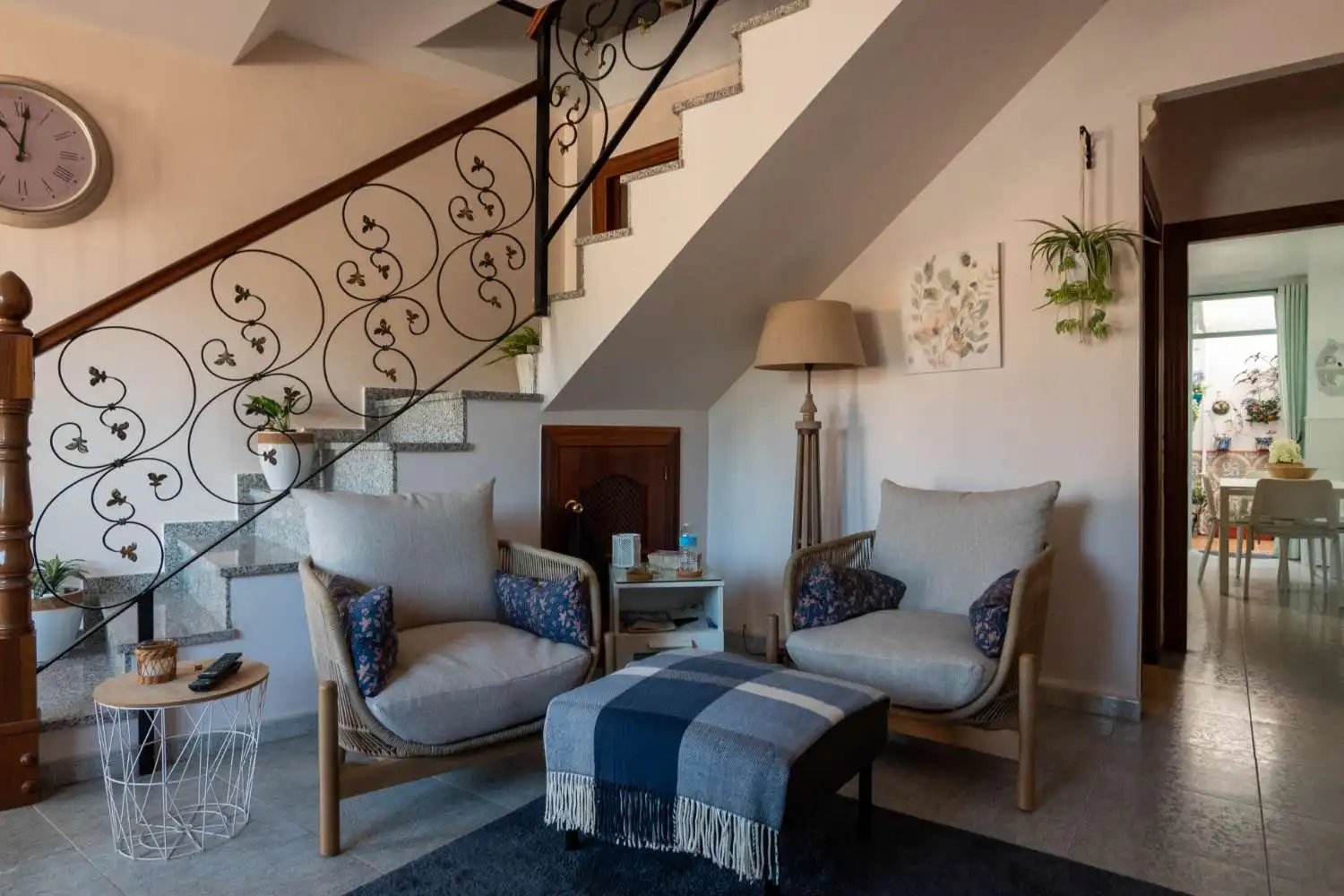 Sala de estar de Casa adosada en venta en Molvízar con Aire acondicionado, Terraza y Trastero
