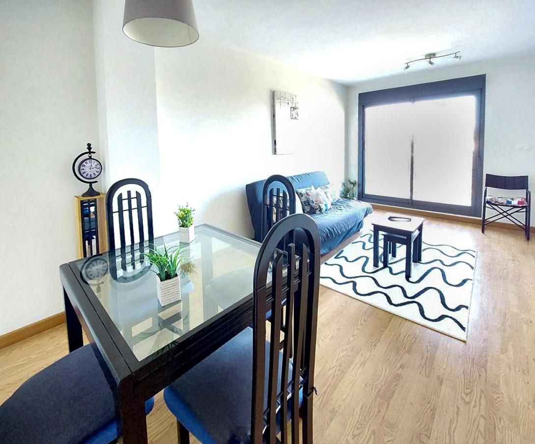 Dining room of Flat for sale in Elche / Elx  with Air Conditioner, Terrace and Furnished