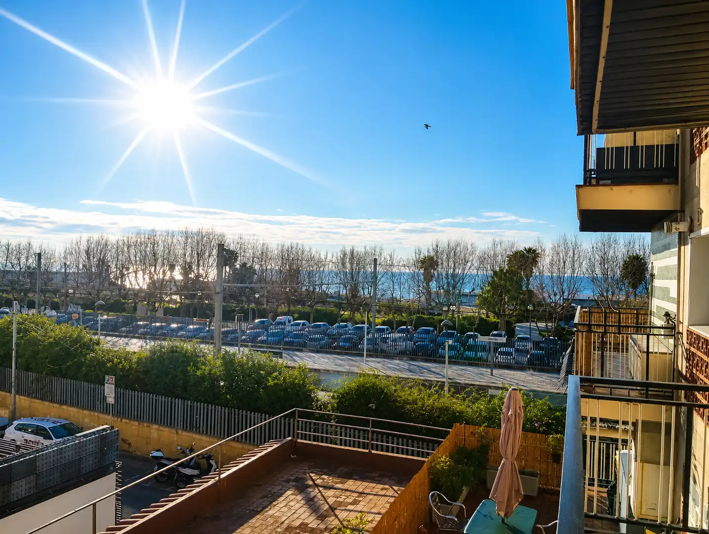 Vista exterior de Piso en venta en Calella con Amueblado y Balcón