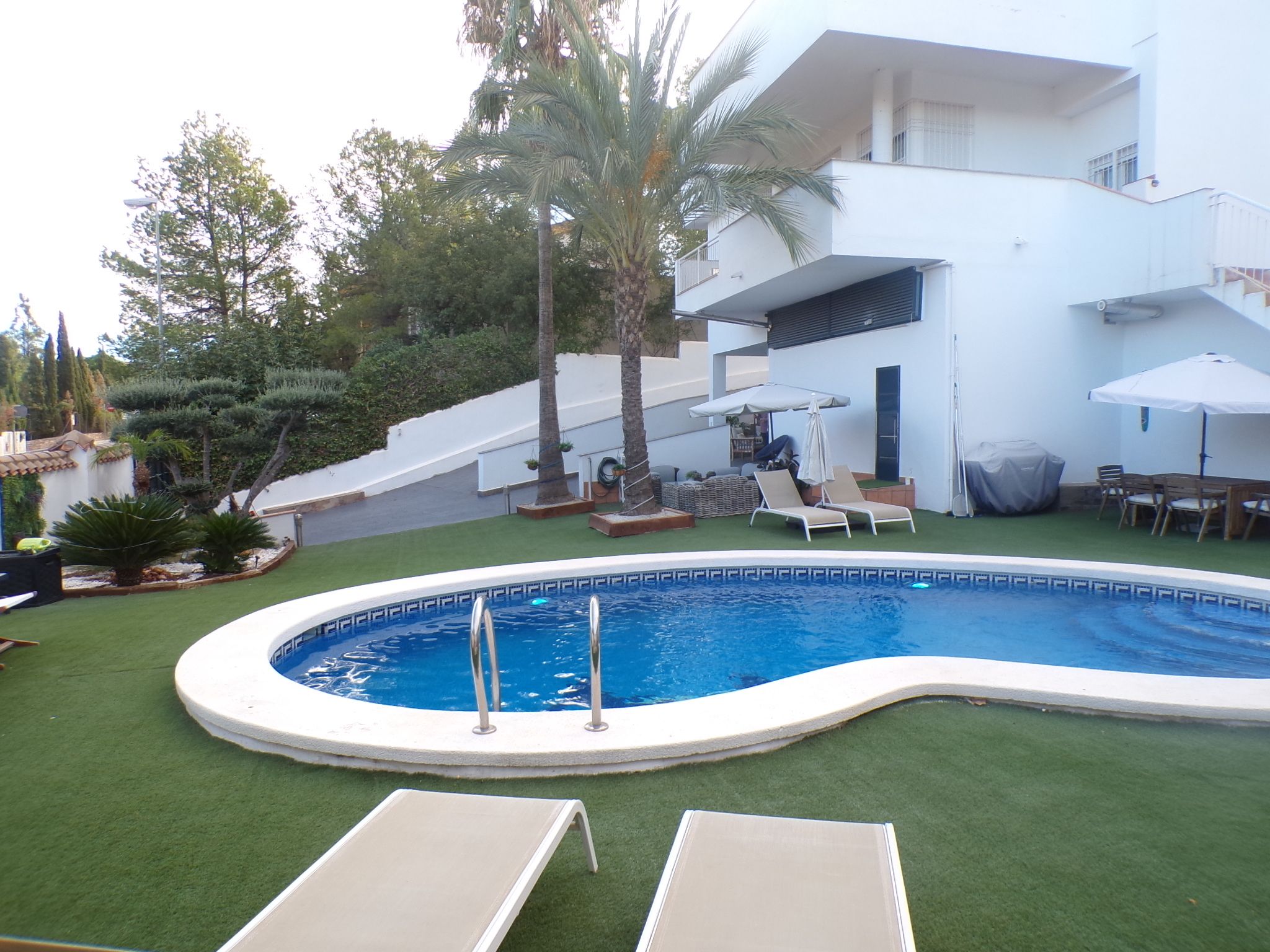 Swimming pool of House or chalet for sale in  Murcia Capital  with Air Conditioner, Heating and Private garden