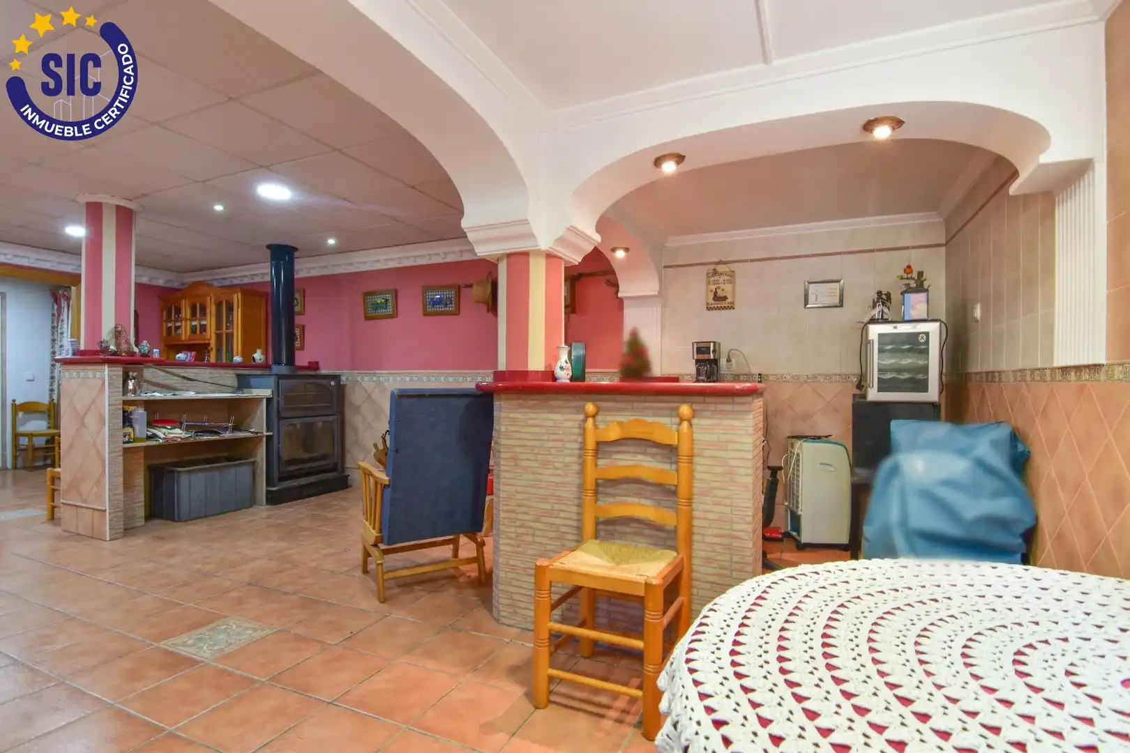 Cocina de Casa o chalet en venta en Canals con Aire acondicionado, Calefacción y Terraza