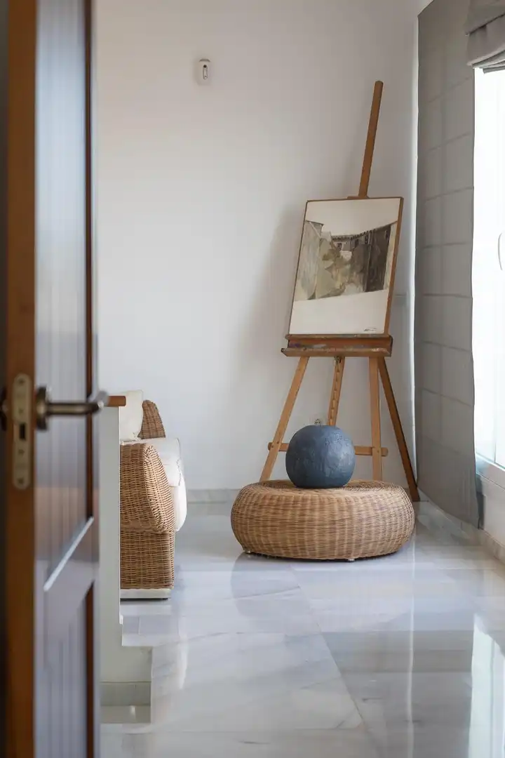 Sala d'estar de Casa o xalet en venda en Rincón de la Victoria amb Aire condicionat, Jardí privat i Terrassa