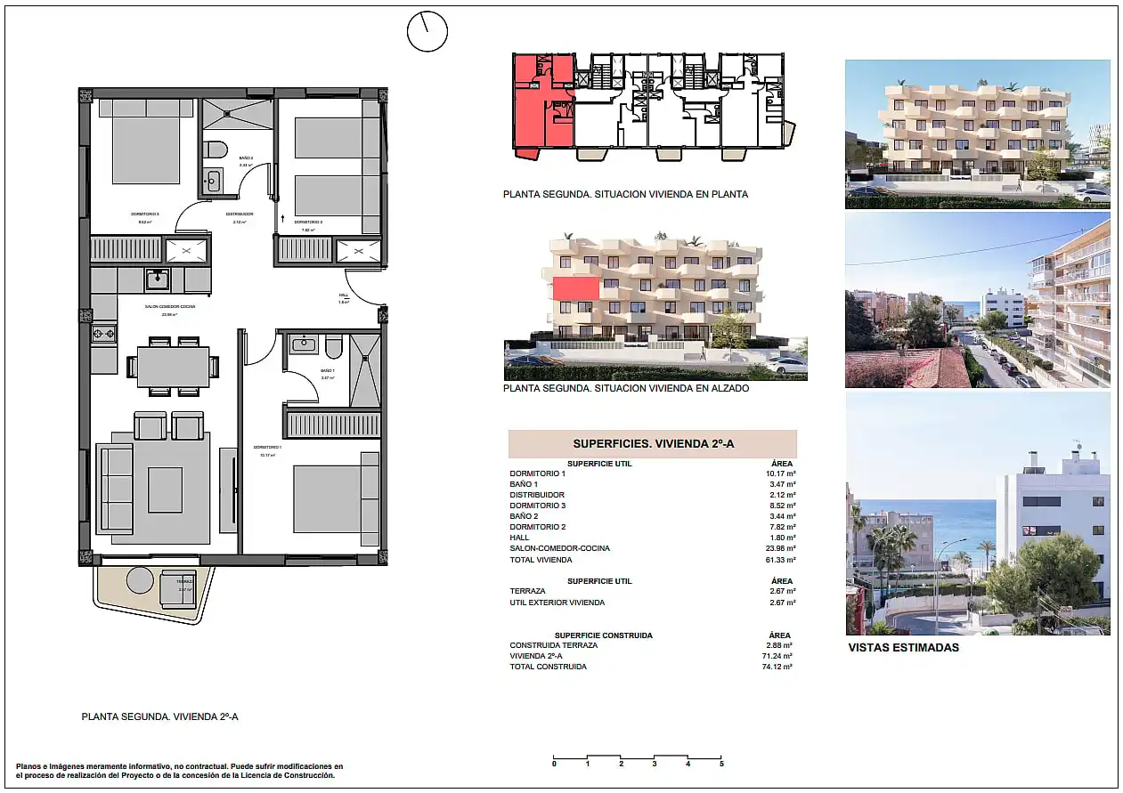 Apartamento con terraza en venta en Playa Muchavista, imagen 17