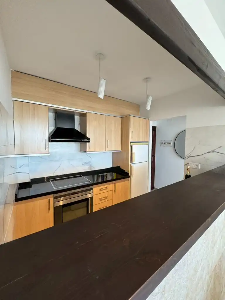 Kitchen of Flat for rent in Moraira  with Air Conditioner, Heating and Private garden
