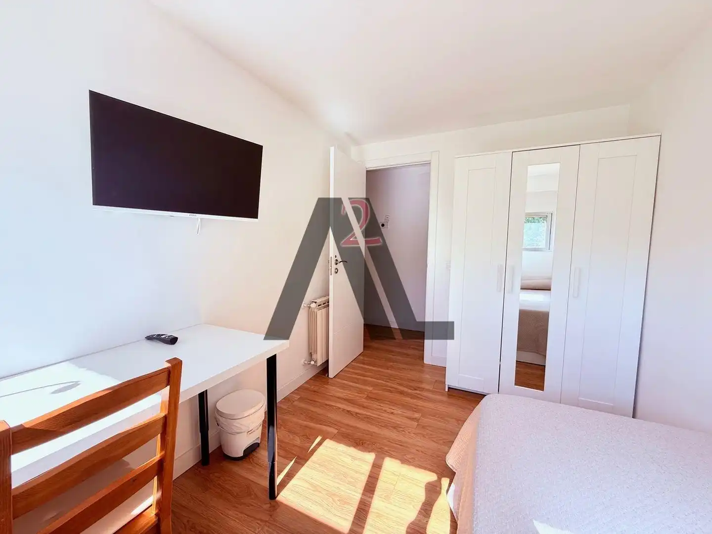 Bedroom of Flat for share in Madrid