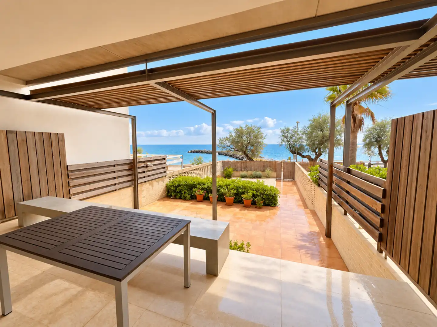 Terrace of Flat for rent in Colònia de Sant Pere