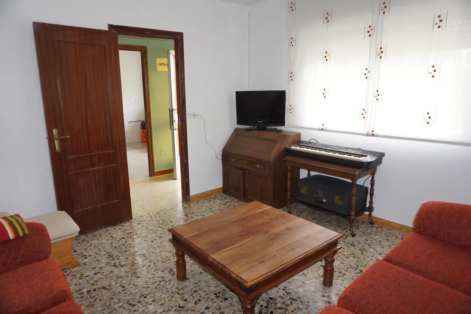 Sala de estar de Casa o chalet en venta en Boimorto con Jardín privado, Amueblado y Balcón