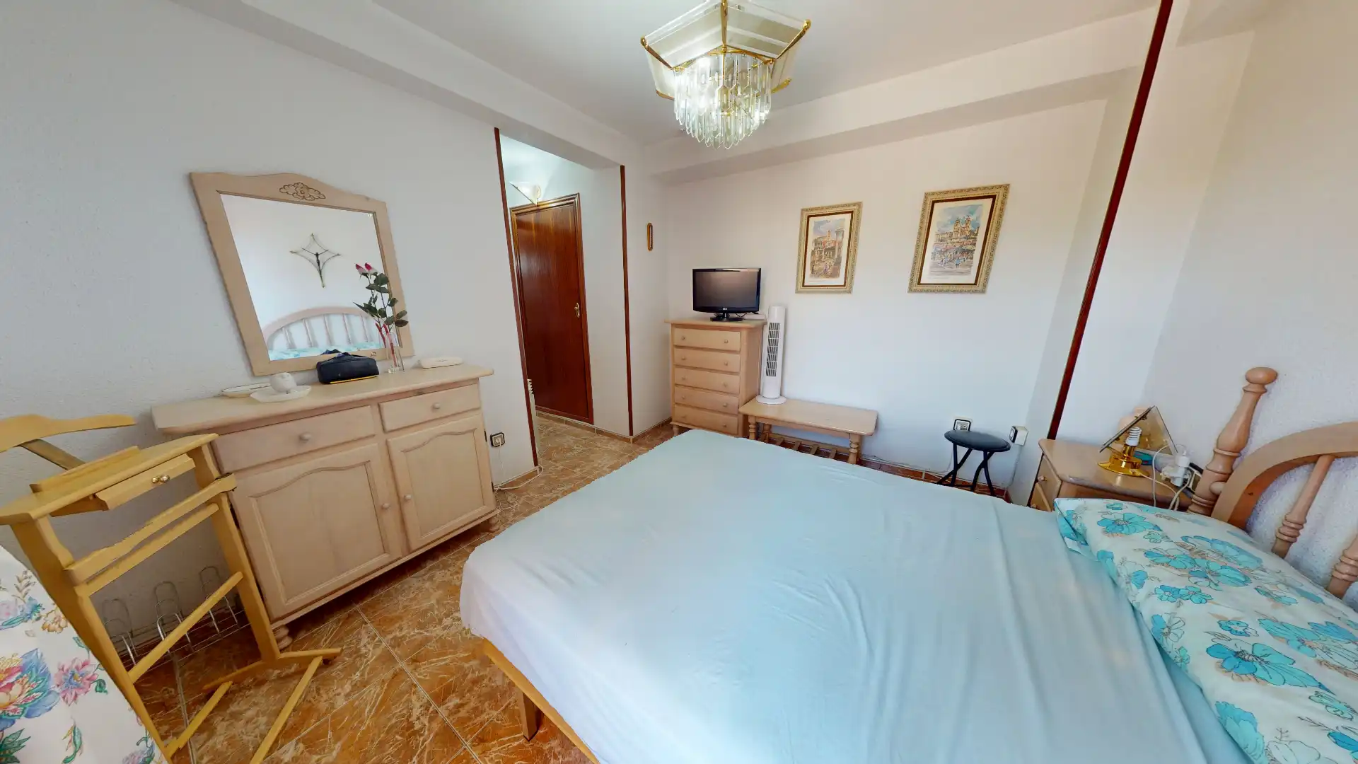 Bedroom of Flat for sale in El Campello  with Air Conditioner and Furnished