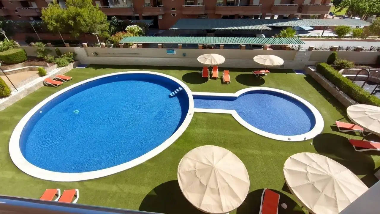Piscina de Apartament en venda en Oropesa del Mar / Orpesa amb Aire condicionat, Moblat i Balcó