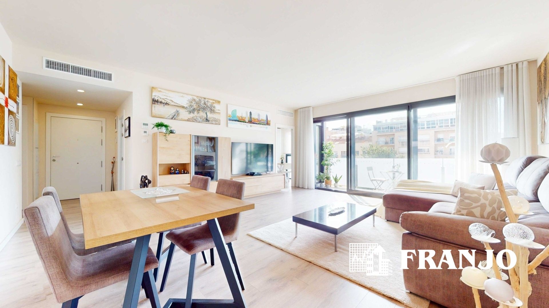 Exterior view of Flat for sale in Sabadell  with Air Conditioner, Heating and Swimming Pool