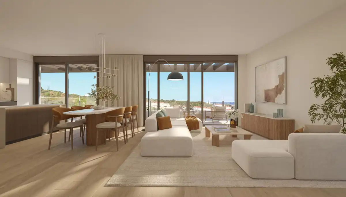 Sala d'estar de Planta baixa en venda en Mijas amb Aire condicionat, Terrassa i Traster