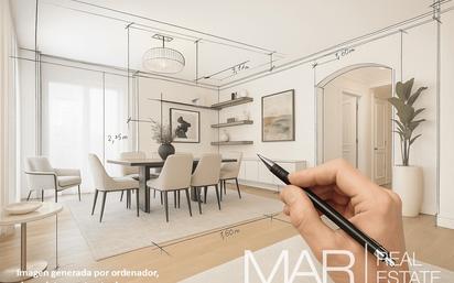 Dining room of Duplex for sale in  Madrid Capital  with Air Conditioner, Heating and Parquet flooring