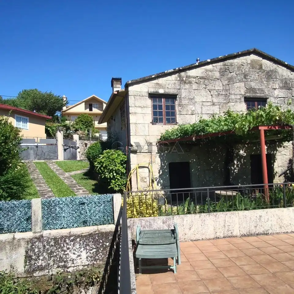 Vista exterior de Finca rústica en venta en Mondariz con Calefacción, Jardín privado y Terraza