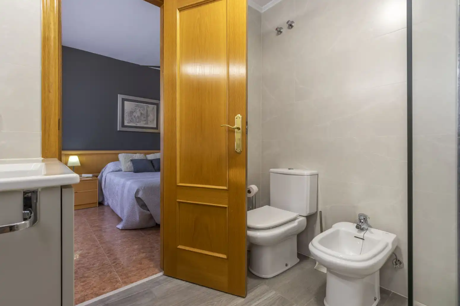 Baño de Casa o chalet de alquiler en Vinalesa con Aire acondicionado, Terraza y Amueblado