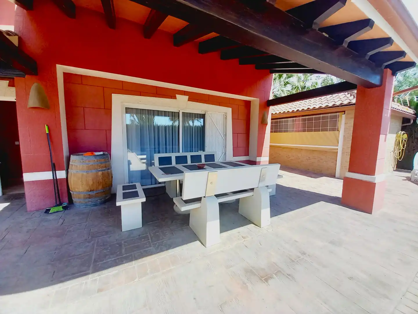 Terraza de Casa o chalet en venta en Benidorm con Aire acondicionado, Jardín privado y Terraza