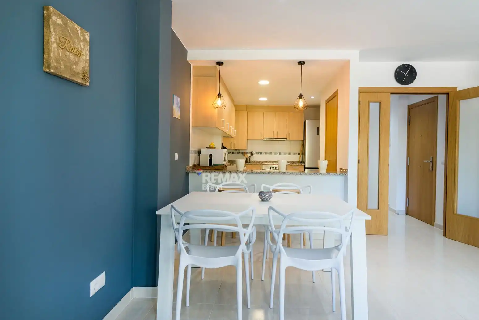 Kitchen of Flat for sale in Roses  with Air Conditioner, Heating and Terrace