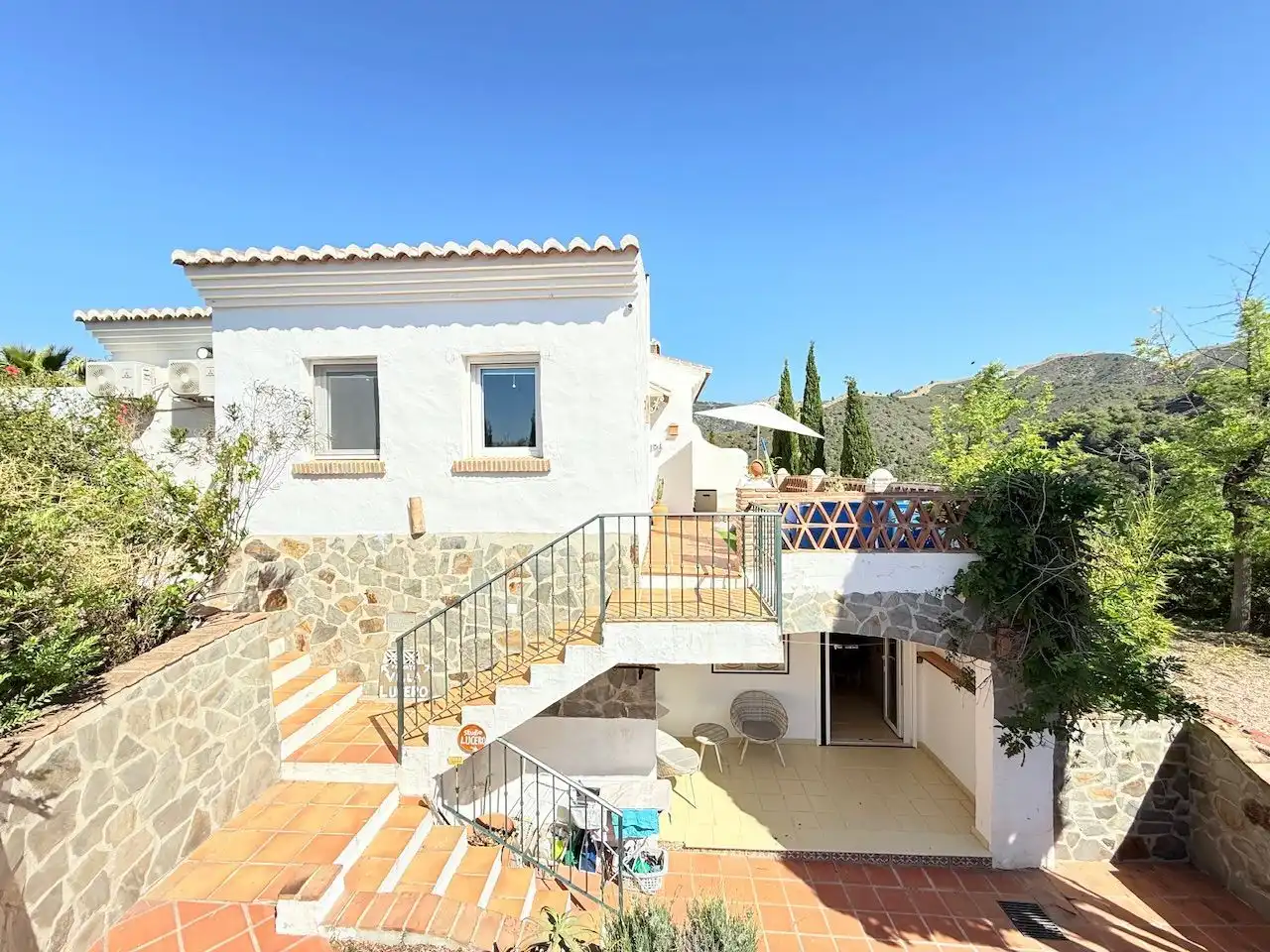 Terrassa de Casa o xalet en venda en Frigiliana amb Aire condicionat, Calefacció i Jardí privat