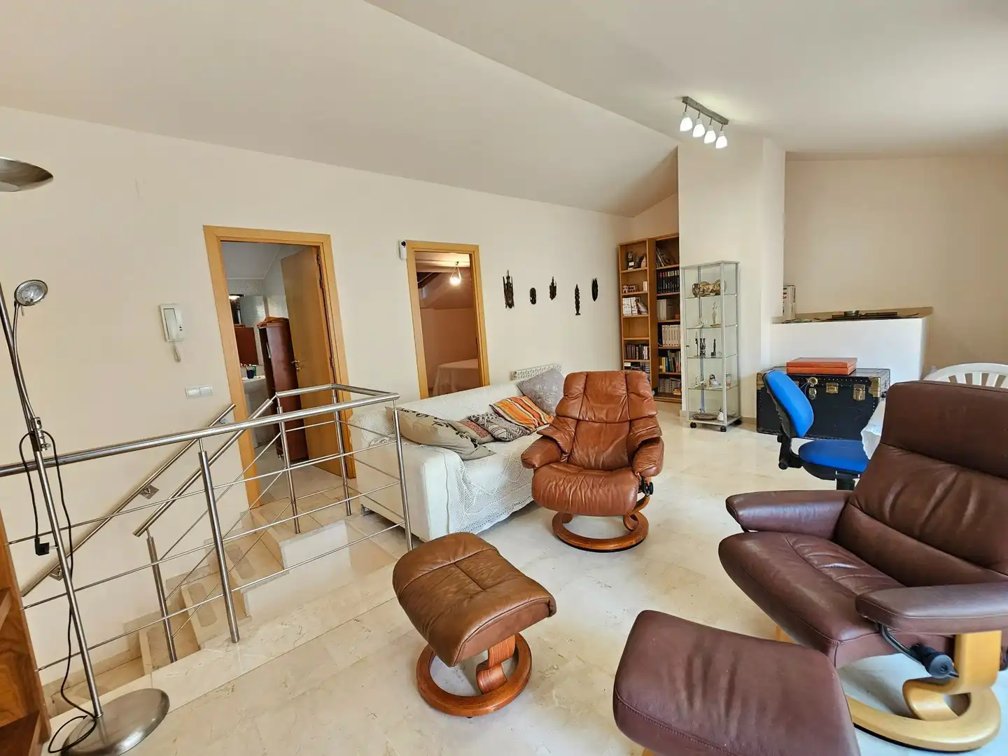 Living room of Duplexes for sale in Terrassa  with Air Conditioner, Heating and Storage room