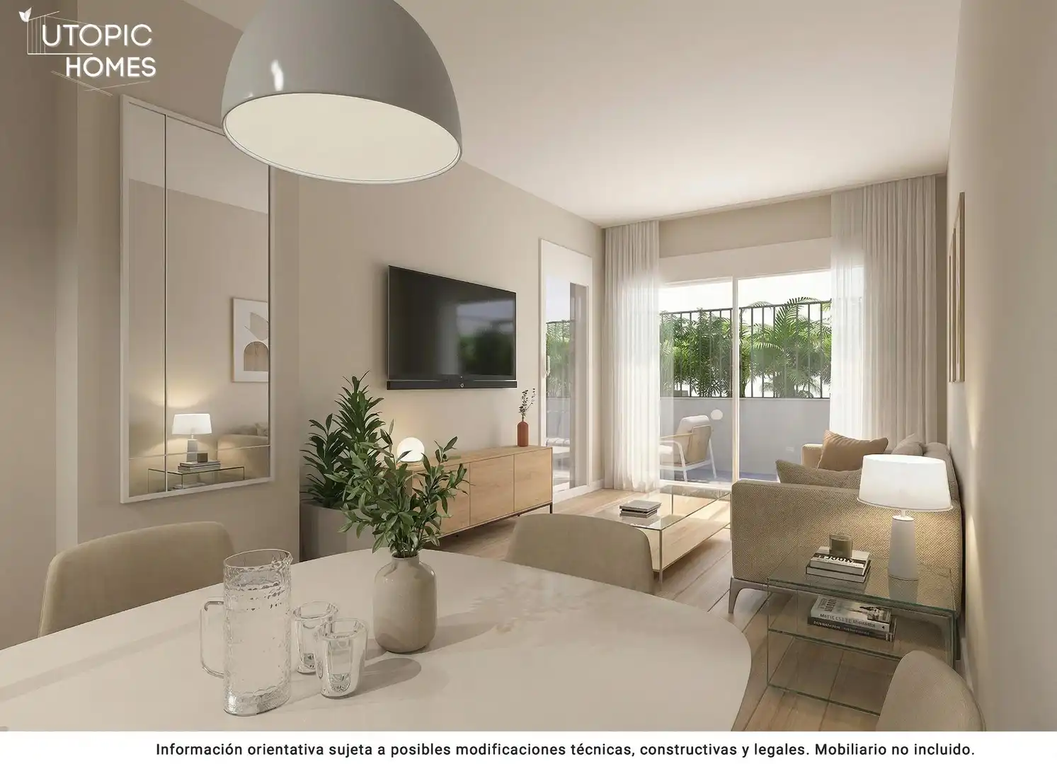 Living room of Flat for sale in Mutxamel  with Air Conditioner, Terrace and Community pool