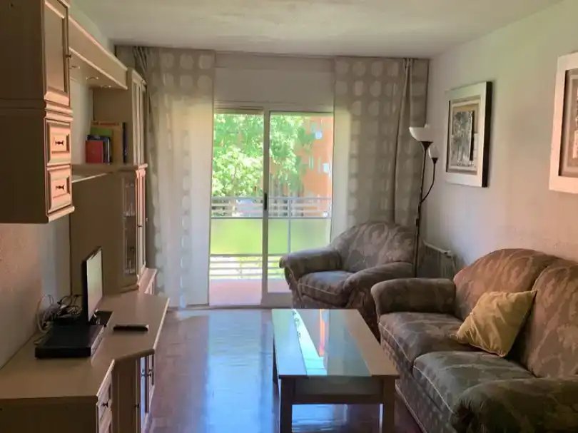 Sala d'estar de Pis en venda en  Madrid Capital