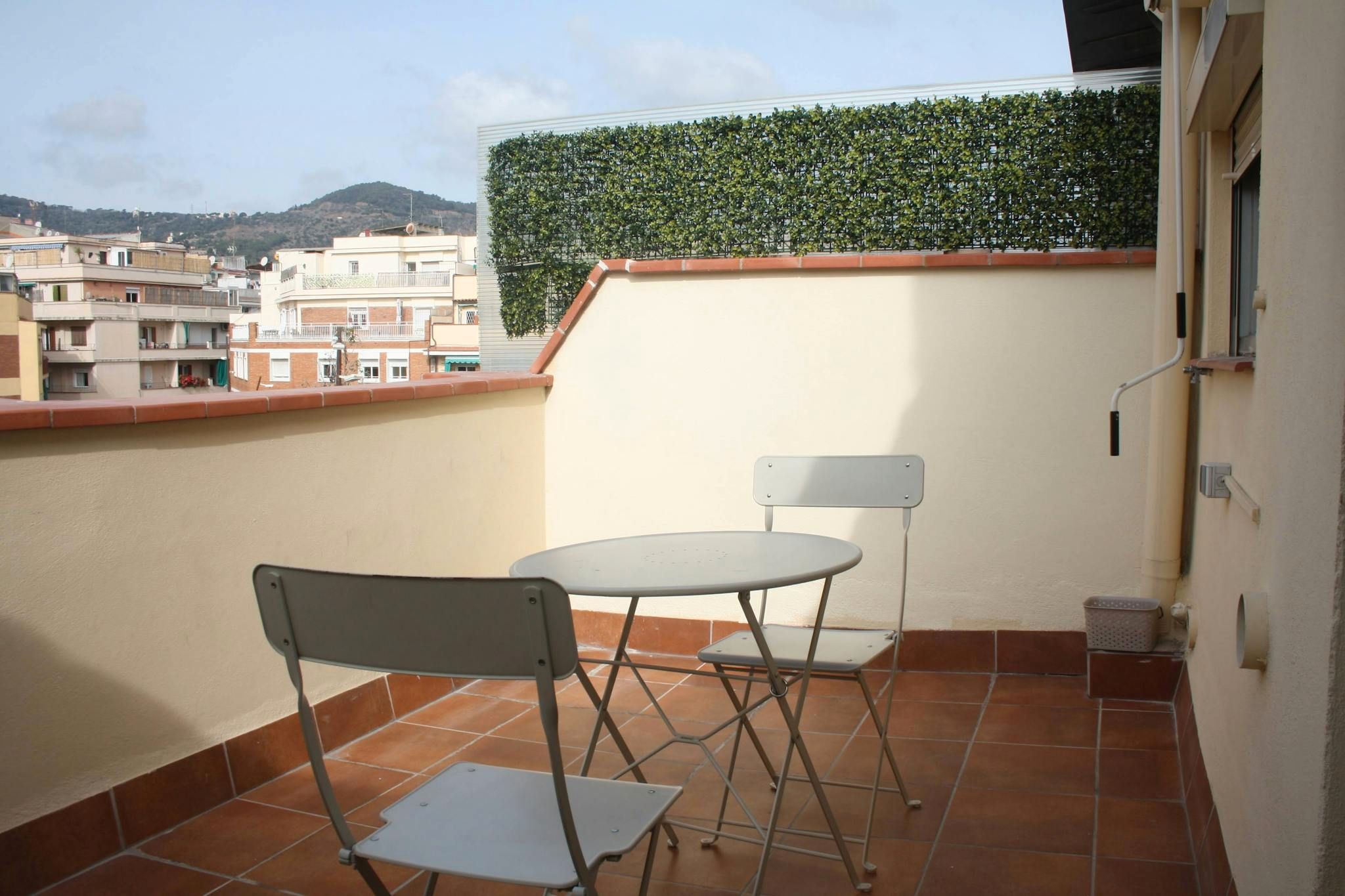 Terrace of Flat to rent in  Barcelona Capital  with Air Conditioner, Heating and Furnished
