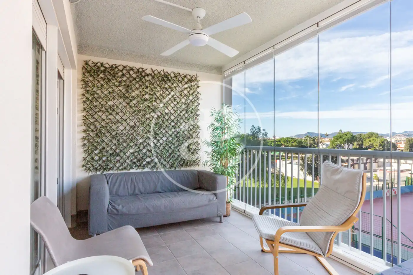 Terrasse von Wohnung zur Miete in Canet d'En Berenguer mit Klimaanlage, Heizung und Privatgarten