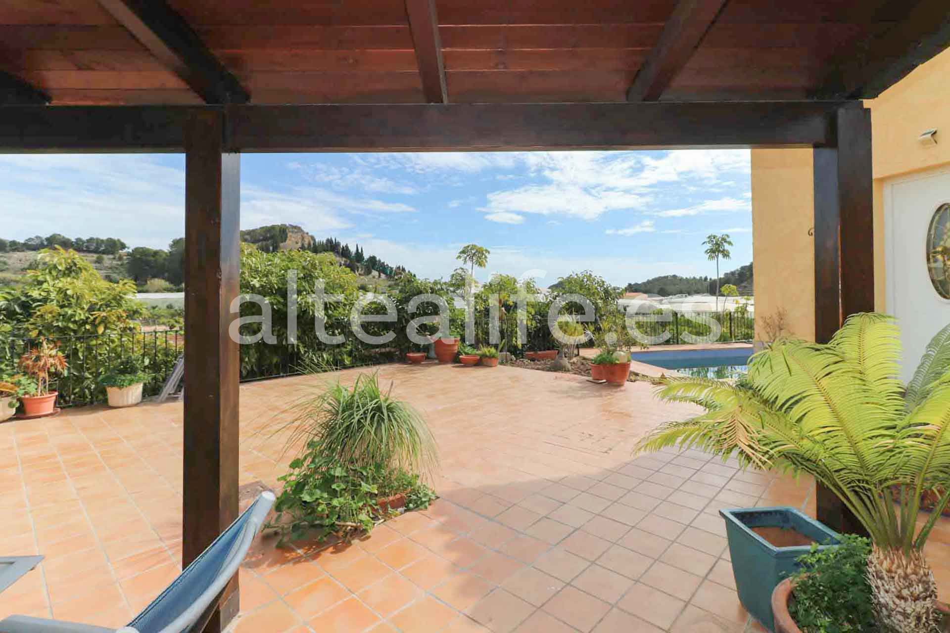 Exterior view of Country house for sale in Altea  with Air Conditioner, Private garden and Terrace