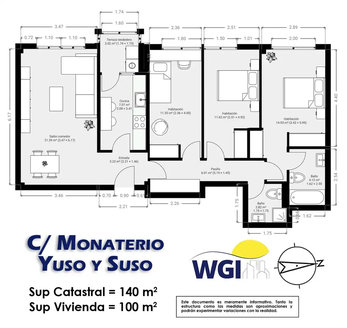 Piso en venta en Madrid con Aire acondicionado, Calefacción y Jardín privado