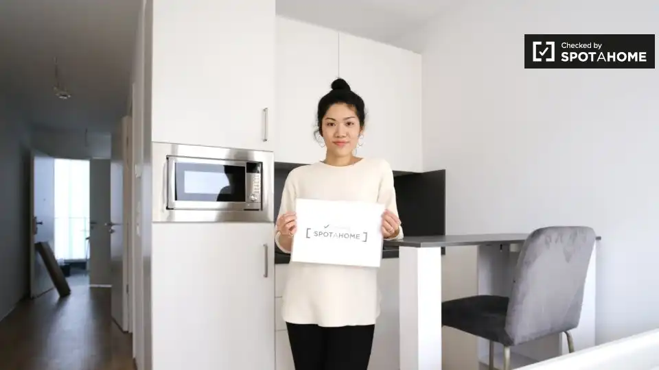 Cuina de Apartament per a compartir en Sot de Ferrer amb Aire condicionat, Terrassa i Moblat