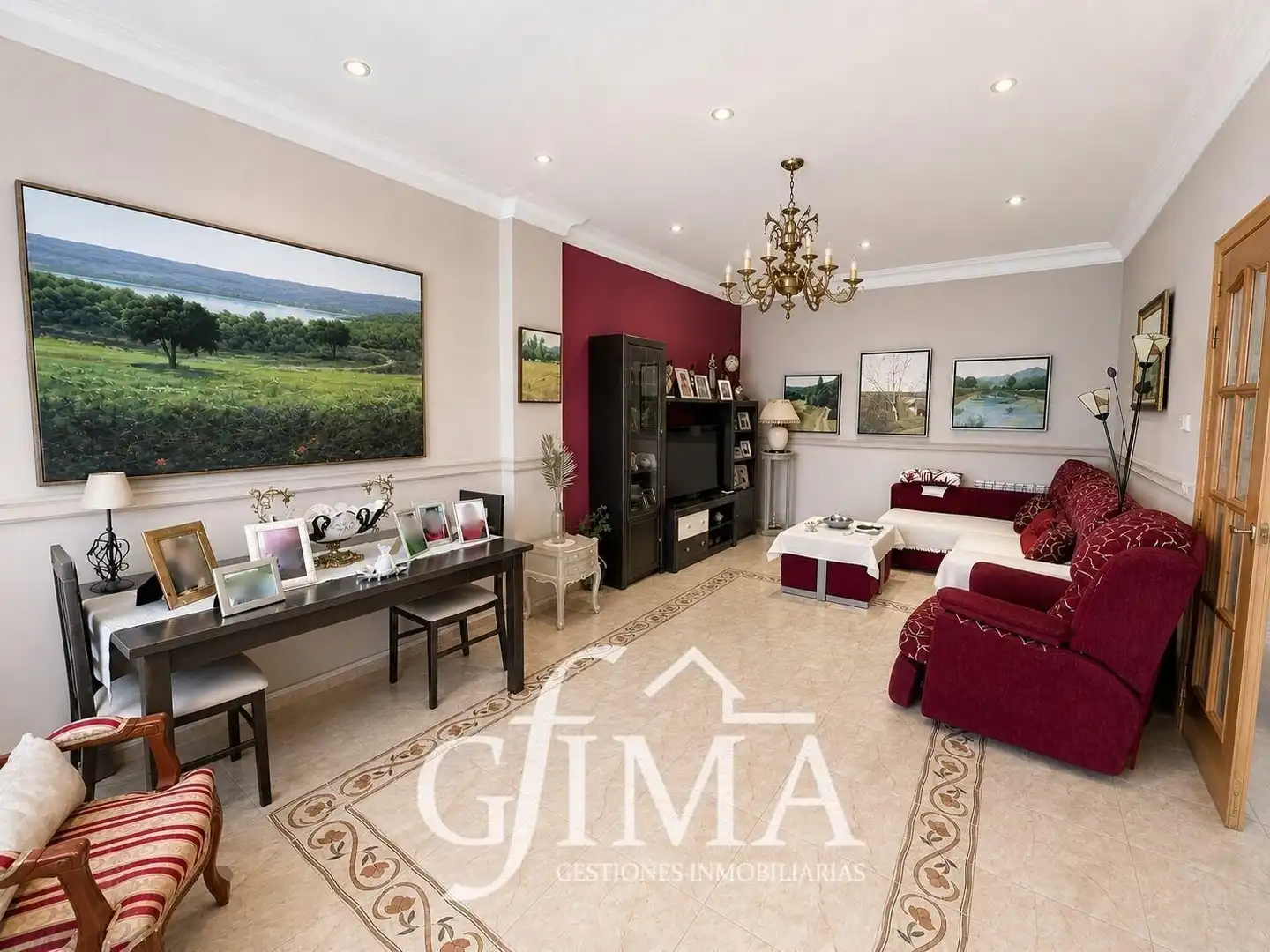 Sala de estar de Casa o chalet en venta en Tomelloso con Calefacción, Jardín privado y Terraza