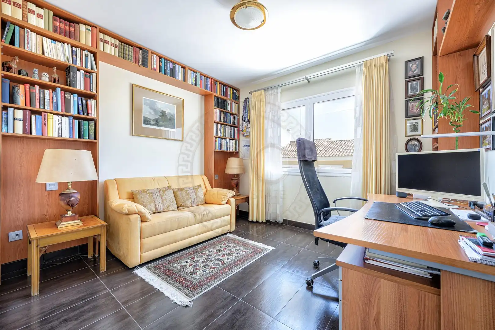 Sala de estar de Casa adosada en venta en San Bartolomé de Tirajana con Aire acondicionado, Jardín privado y Terraza