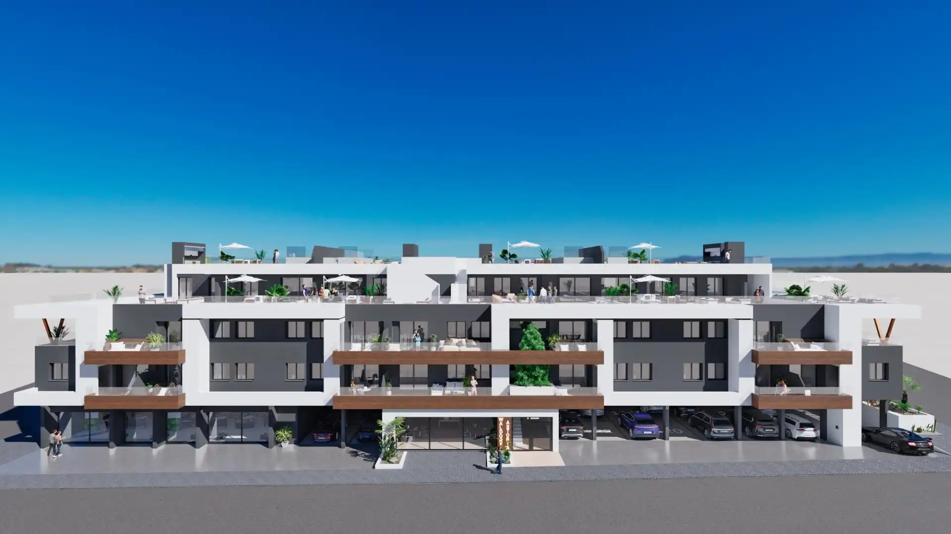 Vista exterior de Ático en venta en Benijófar con Terraza, Piscina y Amueblado