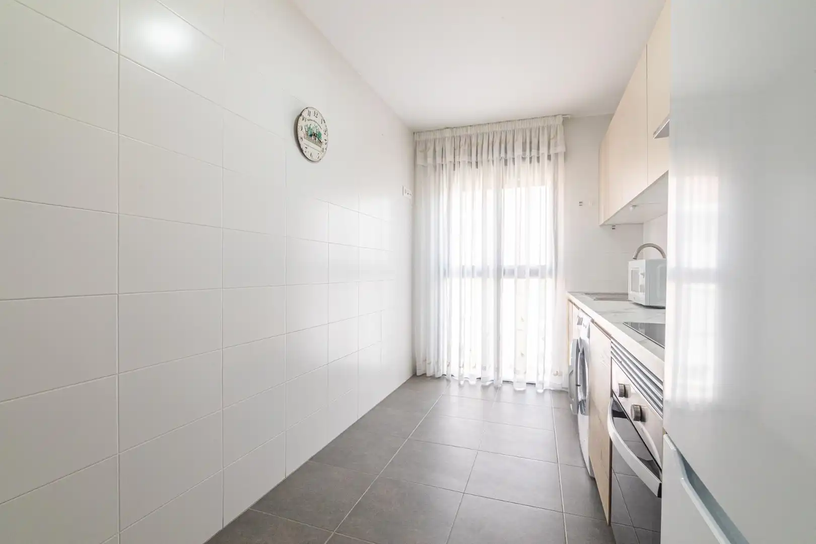 Kitchen of Flat for sale in Elche / Elx  with Air Conditioner, Terrace and Furnished