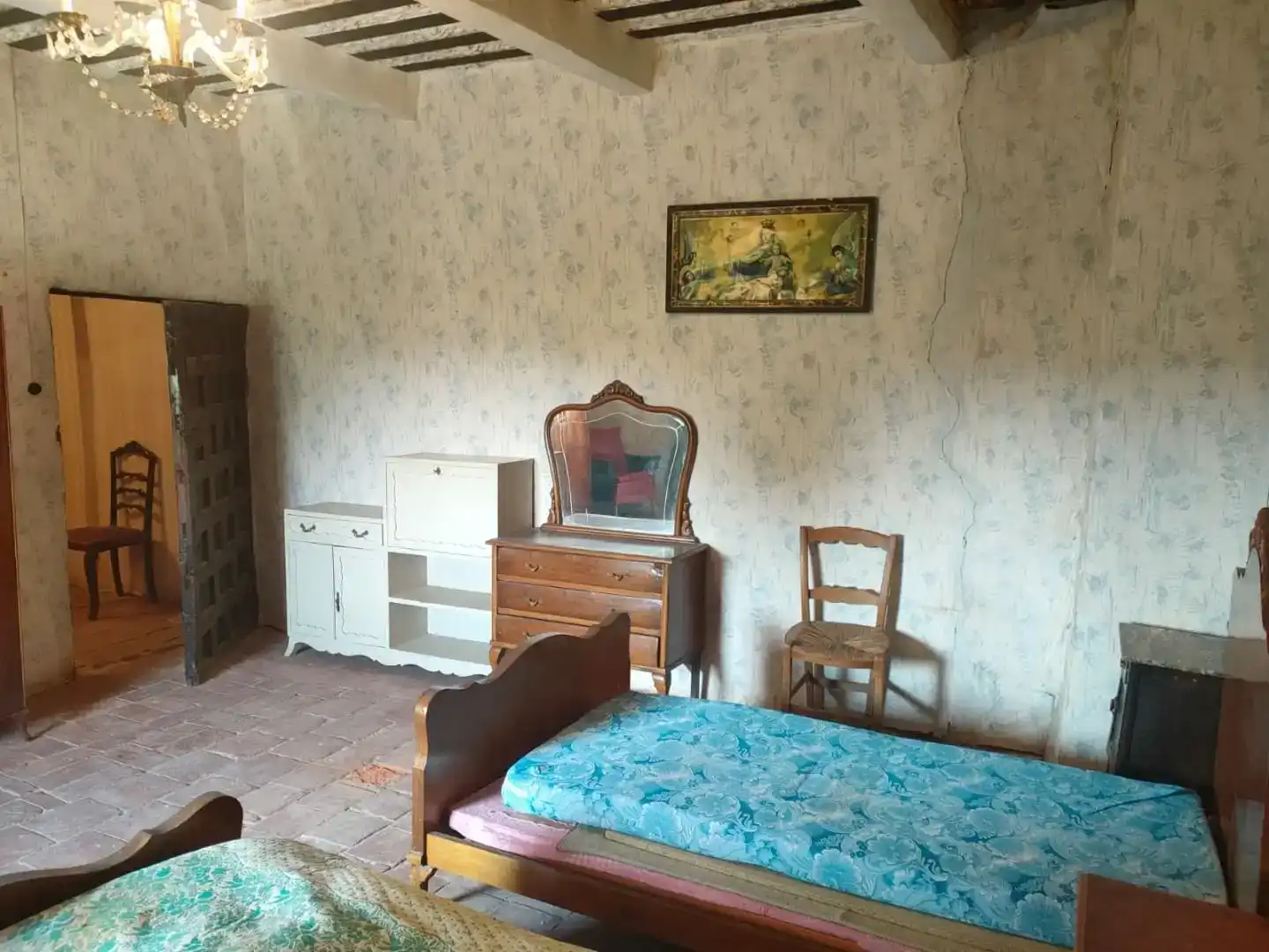 Dormitori de Casa adosada en venda en Villasandino amb Jardí privat, Traster i Moblat