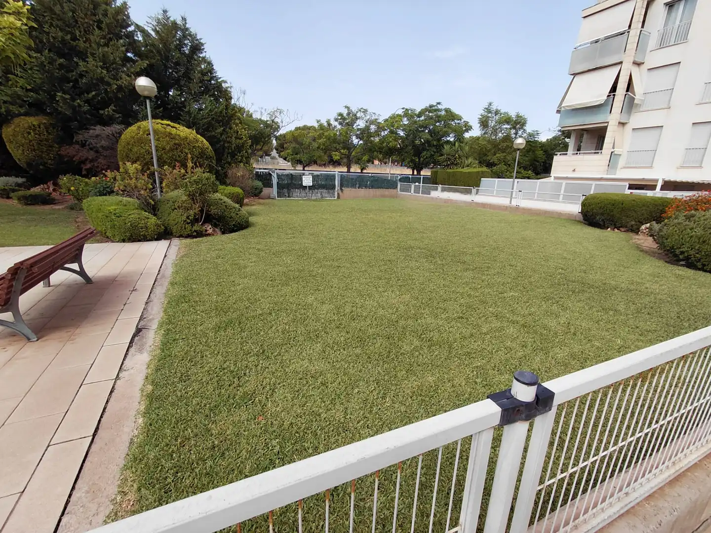 Garten von Erdgeschoss zur Miete in  Palma de Mallorca mit Klimaanlage, Heizung und Privatgarten