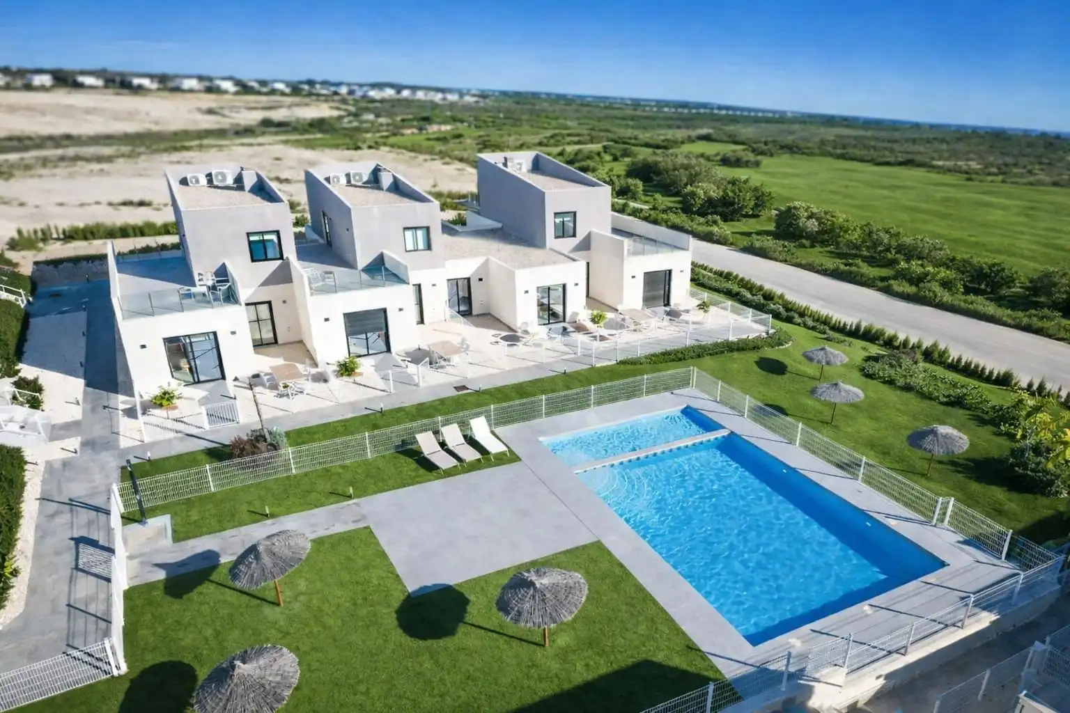 Vista exterior de Casa adosada en venta en Murcia con Aire acondicionado, Calefacción y Jardín privado
