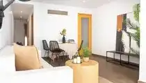 Sala d'estar de Dúplex en venda en Terrassa amb Aire condicionat, Parquet i Terrassa